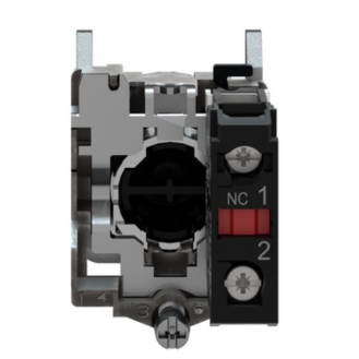 Schneider Electric - Drucktaster, Harmony XB4, Metall, 22mm, rot, unbeschriftet, tastend, Schraubklemme, 1Ö-Beschreibung lesen