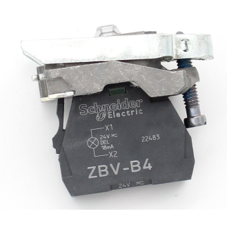Lampenfassung ZB4 rot Integral LED 24 V-Beschreibung lesen