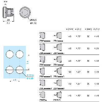 Schneider Electric - Drucktaster, Frontelement, Harmony XB4, Metall, 22mm, grün, unbeschriftet, tastend-Beschreibung lesen