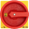 Eaton - P1-32/EA/SVB - Hauptschalter, P1, 32 A, Einbau, 3-polig, NOT-AUS-Funktion, Drehgriff rot, Sperrkranz gelb