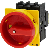 Eaton - P1-32/EA/SVB - Hauptschalter, P1, 32 A, Einbau, 3-polig, NOT-AUS-Funktion, Drehgriff rot, Sperrkranz gelb