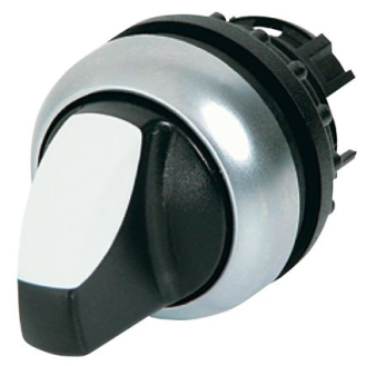 Eaton - M22-WRLK-W - Leuchtwahltaste, RMQ-Titan, mit Knebelgriff, rastend, 2 Stellungen, weiß, Frontring Titan-Beschreibung lesen