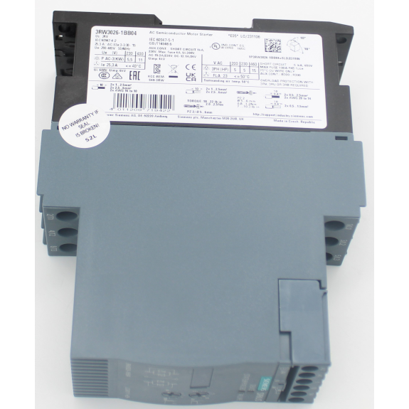 Sanftstarter 25 A, 11 kW/400 V-Beschreibung lesen