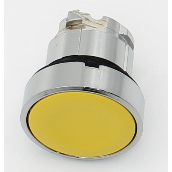 Schneider Electric - Drucktaster, Frontelement, Harmony XB4, Metall, 22mm, orange, unbeschriftet, tastend-Beschreibung lesen