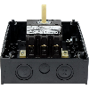 Eaton - P3-63/I4/SVB - Hauptschalter, P3, 63 A, Aufbau, 3-polig, NOT-AUS-Funktion, Drehgriff rot, Sperrkranz gelb