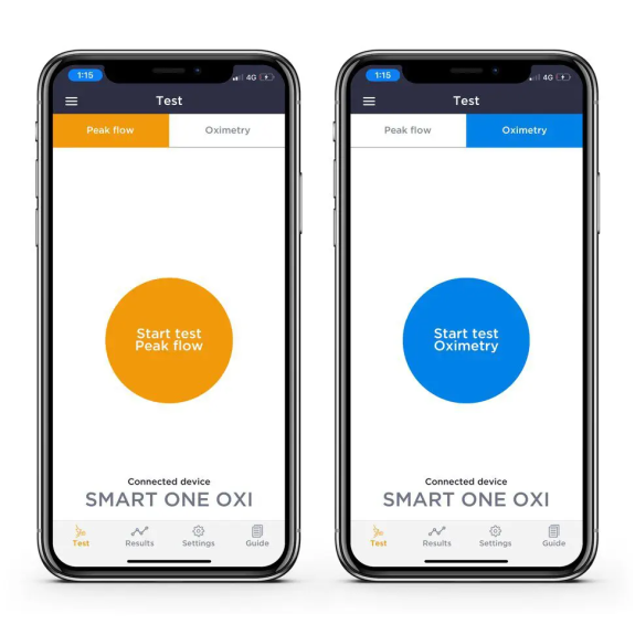 Spirometer mit Smartphone-Verbindung Smart One Oxi-Beschreibung lesen
