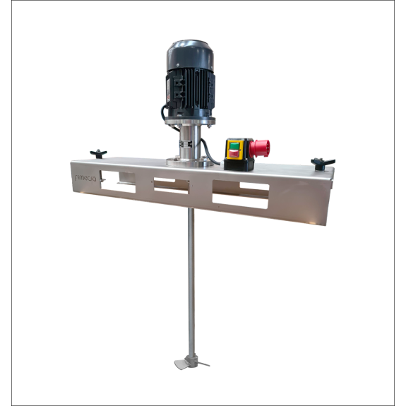 Agitatore Pmix IBC da 1.500 giri/min, 0,75 kW con elica marina in acciaio inox e arresto/avvio-Leggi tutto