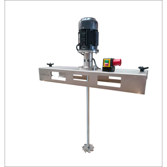 Agitatore Pmix IBC da 1.500 giri/min e 0,75 kW con disco Cowles in acciaio inox e arresto/avvio-Leggi tutto