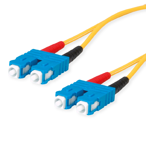 Cordon FO 2x E9/125 OS2, 1x SC Duplex - 1x SC Duplex, jaune, 1 m Cordon FO 2x E9/125 OS2, 1x SC Duplex - 1x SC Duplex, jaune, 1 m-Lire la description
