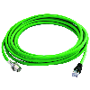 Câble de liaison STX M12x1-RJ-45 VL codé X Cat.6A, 3 m