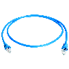 Mini Patchkabel S/FTP Cat.6A MP8 FS500 LSZH 1:1 blau 1,5 m