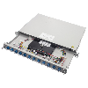 19" LWL-Patchpanel 1HE, 12 Kupplungen LCD, türkis