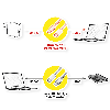 USB 2.0 Kabel, Typ C-C, ST/ST, Silikon, 60W, rot, 1 m