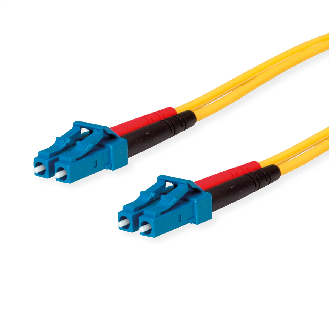 LWL Rangierkabel 2x E9/125 OS2, 1x LC Duplex - 1x LC Duplex, gelb, 5 m-Beschreibung lesen