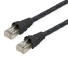 Cordon S/FTP Cat.6A LSOH noir 20 m