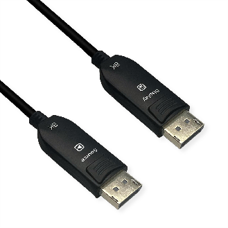 DisplayPort v2.1 Kabel (AOC), 10K@60Hz, 54Gbit/s, UHBR13.5, ST/ST, 50 m-Beschreibung lesen