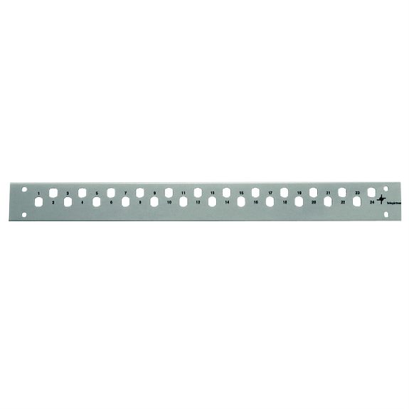 Plaque frontale BASIS V 1U pour 12 LC-Duplex-Lire la description
