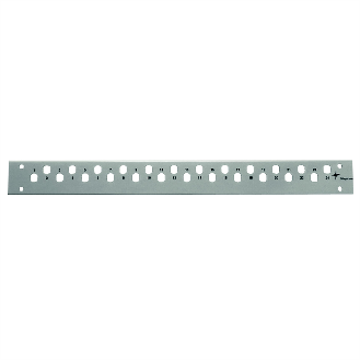Plaque frontale BASIS V 1U pour 24 E2000-Lire la description