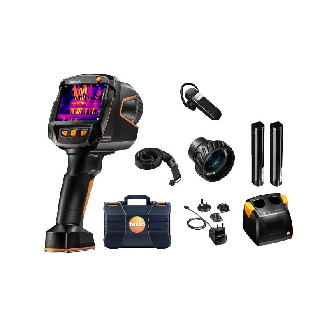 Kit TESTO 883-2 - Caméra thermique intelligente 76 800 pixels - 650°C / ˂ 40 mK avec 2 objectifs et accesoires- Testo-Lire la description
