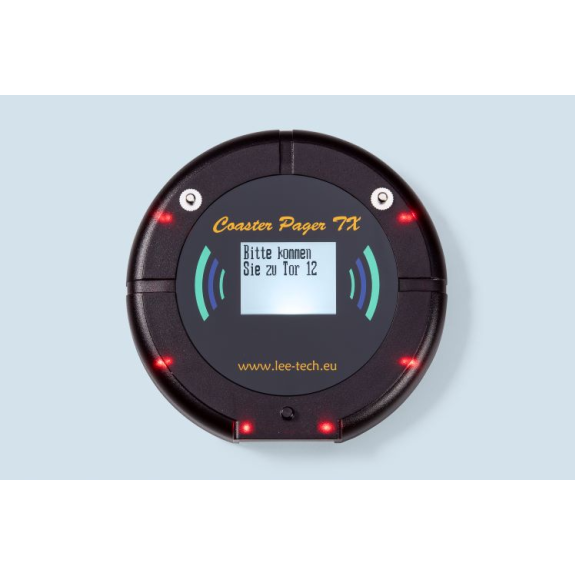 Coaster pager text, EC-11CP-TX, batterie LiPo 3,7 V-Lire la description