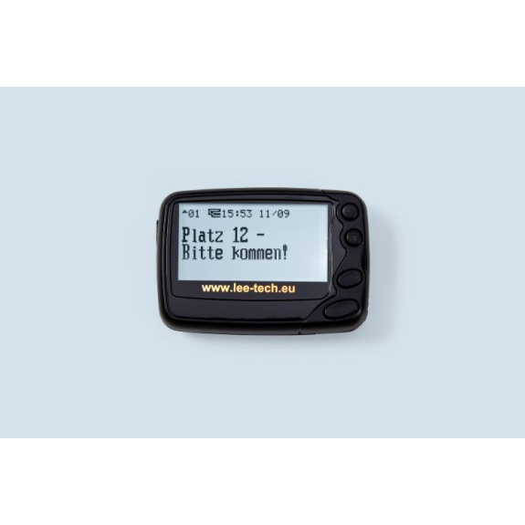Pager grand écran rétro-éclairé EC-09N 1x batterie Li-Po 3,7 V 600 mAh-Lire la description