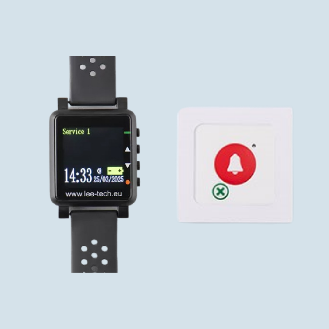 Système de montre connectée avec bouton d'appel d'urgence-Lire la description