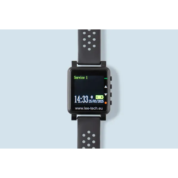 Système de montre connectée avec bouton d'appel d'urgence-Lire la description