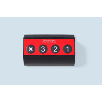 Quatre boutons-poussoirs, grand modèle (ou pour les circuits), EC-15CB, 2x AAA 1.5V (100000 clics/env. 3 ans)-Lire la description
