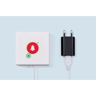 Deux boutons-poussoirs avec un bloc dalimentation , EC-17CB/DC, 2x AAA 1.5V Alk.-Lire la description