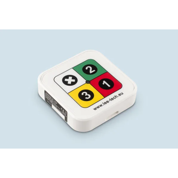 Quatre boutons-poussoirs, petit modèle, EC-14CB, 2x AAA 1.5V (50000 clics/env. 2 ans)-Lire la description
