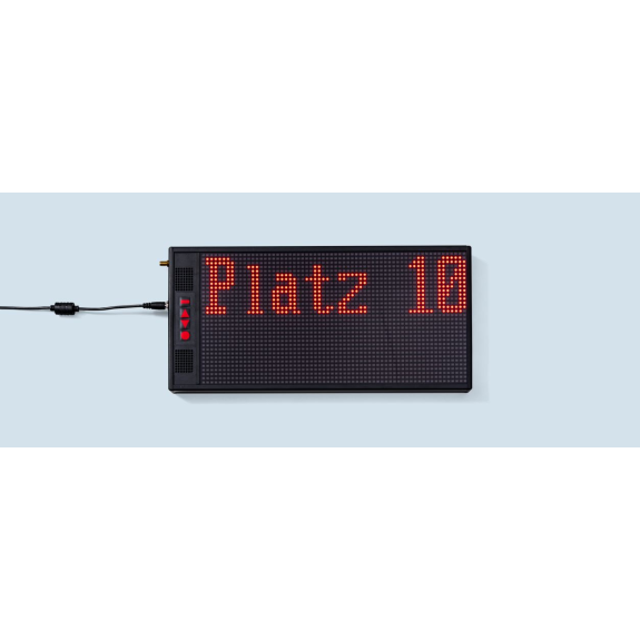 Panneau daffichage avec défilement EC-15 PS Adaptateur secteur fourni (220-240V - 5 VDC)-Lire la description