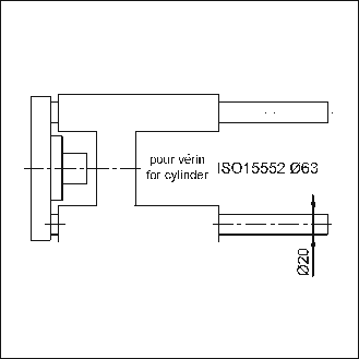 Unità di guida H Classic per cilindro ISO15552 Ø63 corsa 125 mm, boccole lisci-Leggi tutto