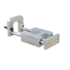 Unidad de guía H clásica para cilindro ISO6432 Ø20 carrera 160 mm, cojinetes lisos