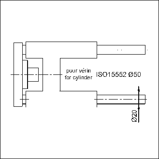 Unità di guida H Classic per cilindro ISO15552 Ø50 corsa 125 mm, boccole lisci-Leggi tutto