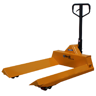 qteck Prismenhubwagen PWH-Serie 1150mm Gabellänge für Rollen-Ø 600-1000mm-Beschreibung lesen