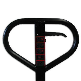 qteck Prismenhubwagen PWH-Serie 1150mm Gabellänge für Rollen-Ø 600-1000mm-Beschreibung lesen