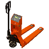 Gabelhubwagen mit Waage, Tragkraft 2200 kg