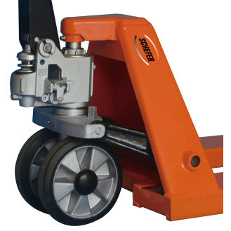 Schefer Gabelhubwagen AC-P mit 210° Lenkeinschlag Gabellänge 1150mm-Beschreibung lesen
