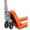 Schefer Gabelhubwagen Premium mit Schnellhub und Polyurethan Lenkräder und single Gabelrollen Tragkraft 2500kg