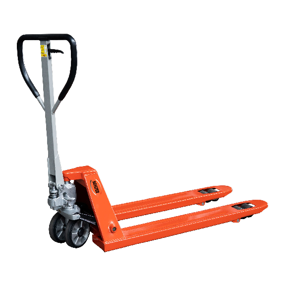 Schefer Gabelhubwagen Premium SP 27-115 Tragkraft 2700kg mit Gummi Lenkräder + Nylon Tandem Gabelrollen-Beschreibung lesen