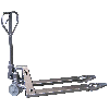 Gabelhubwagen aus Edelstahl 2500 kg
