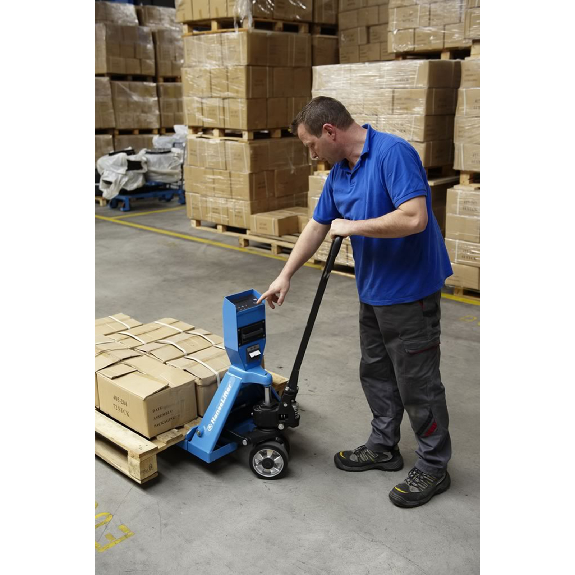 HanseLifter WHP-DE1500 Palettenhubwagen mit Waage und Drucker-Beschreibung lesen