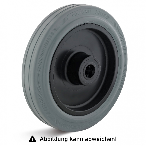 Rollcart TPE-Rolle Ø80x32mm in grau 80kg Tragkraft-Beschreibung lesen
