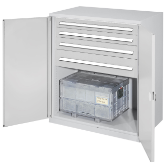 Schwerlast-Beistellschrank ohne Mitteltrennwand 1110x1000x600mm-Beschreibung lesen