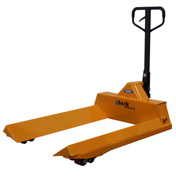 qteck Prismenhubwagen PWH-Serie 1150mm Gabellänge für Rollen-Ø 800-1200mm-Beschreibung lesen