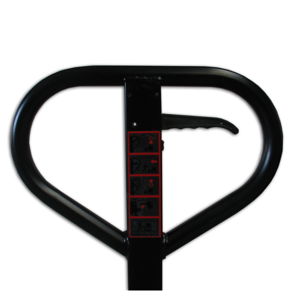 qteck Prismenhubwagen PWH-Serie 1150mm Gabellänge für Rollen-Ø 800-1200mm-Beschreibung lesen