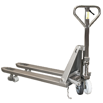 Schefer Gabelhubwagen Premium Edelstahl EX Tragkraft 2000kg-Beschreibung lesen