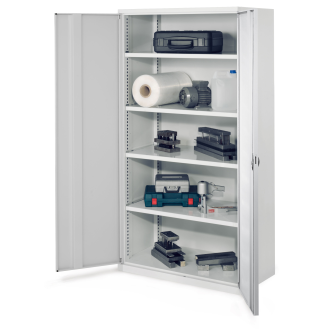 Schwerlastschrank ohne Mitteltrennwand 1950x1000x600mm mit Vollblechtüren-Beschreibung lesen
