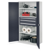 Robuster Schrank ohne Mitteltrennwand 1950x1000x600mm mit Lochplattentüren