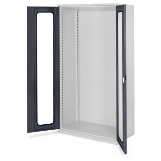 Kappes Schwerlastschränke ohne Mitteltrennwand 1950x1000x600mm Modell 40 Sichtfenstertüren anthrazitgrau-Beschreibung lesen
